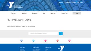 Home Page - YMCA of Greater San Antonio