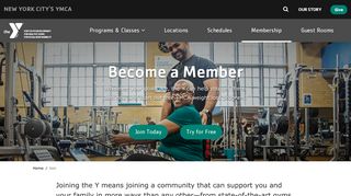 Join NYC's YMCA | Become a Member Today