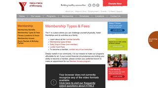 Membership Types & Fees | YMCA-YWCA of Winnipeg