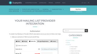 Your Mailing List Provider Integration - Ultimate WordPress Plugins by ...
