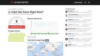 Yobit Down? Service Status, Map, Problems History - Outage.Report