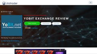YoBit Exchange Review - BEWARE SCAM! - Login - Reddit - Statrader