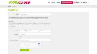 Register - YodelDirect