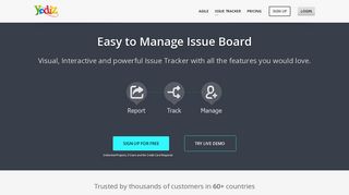 Issue & Project Tracking Software - Yodiz