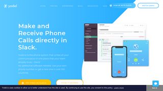 Yodel | Flexible Business Phone System For Slack