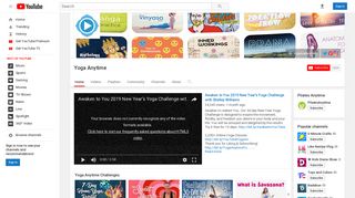 Yoga Anytime - YouTube