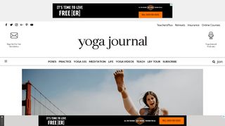 Yoga Journal - Yoga Poses, Classes, Meditation, and Life - On and Off ...