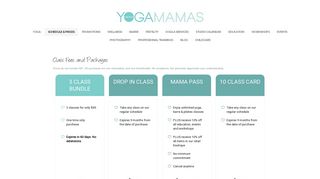 Yoga Schedule and Yoga Prices - Toronto Yoga Mamas: Yoga | Doula ...