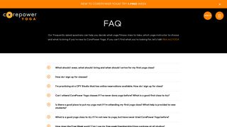 Yoga Classes FAQ | CorePower Yoga