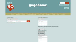 Sign Up - Yogahome