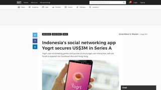 Indonesia's social networking app Yogrt secures US$3M in Series A