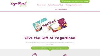 Yogurtland: Give the Gift of Yogurtland