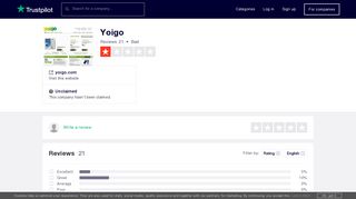 Yoigo Reviews | Read Customer Service Reviews of yoigo.com