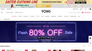 Women Fashion Clothes for Flash Sale Online, Yoins.com