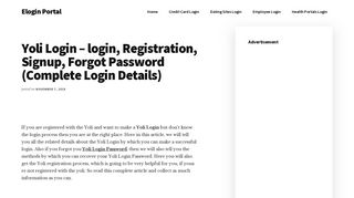 Yoli Login – login, Registration, Signup, Forgot Password (Complete ...