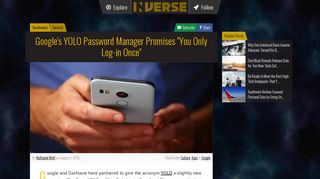 Google's YOLO Password Manager Promises - Inverse