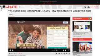 YoLovers.com Login Page - Learn How To Sign In To YoLovers.com