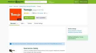 Yomojo Reviews (page 4) - ProductReview.com.au