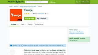 Yomojo Reviews - ProductReview.com.au