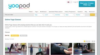 Online Yoga Classes | yoopod.com