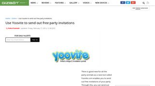 Yoovite.Com | How To Send Free Party Invites | Online | Internet ...