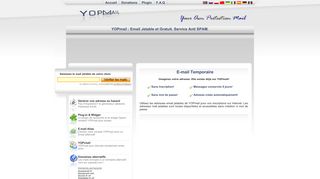 YOPmail pour mobile - E-mail jetable