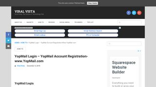 YopMail Login – YopMail Account Registration-www.YopMail.com ...