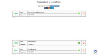 yopmail.com - free accounts, logins and passwords