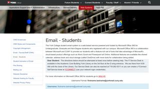 Email - Students — York College / CUNY