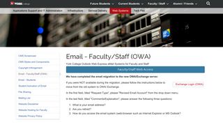 Email - Faculty/Staff (OWA) — York College / CUNY