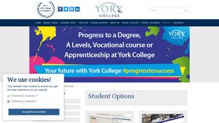 Student Options - York College