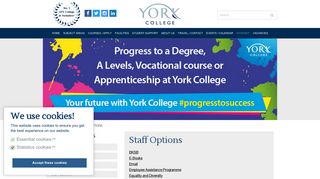 Staff Options - York College