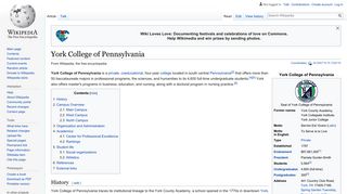 York College of Pennsylvania - Wikipedia