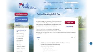 Online Banking & Bill Pay | York County FCU | Sanford, ME - Biddeford ...