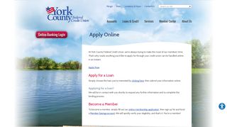 Apply Online | York County FCU | Sanford, ME - Biddeford, ME - Saco ...