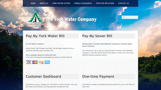 Paying Your York Water or Sewer Bill - York Water Company