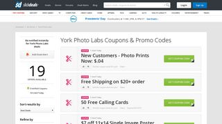 $7.00 Off York Photo Labs Coupons, Promo Codes & Deals - Slickdeals