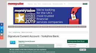 Signature Current Account - Yorkshire Bank | Moneywise