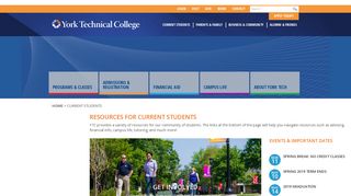 York Technical College :: Current-Students