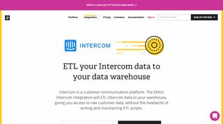 Join your Intercom and Yotpo data in minutes | Stitch