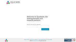 You at Work - Login Page