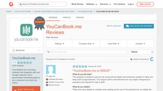YouCanBook.me Reviews 2019 | G2 Crowd