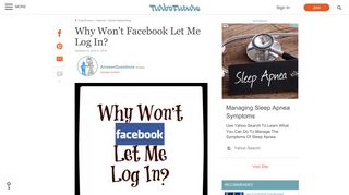 Why Won't Facebook Let Me Log In? | TurboFuture