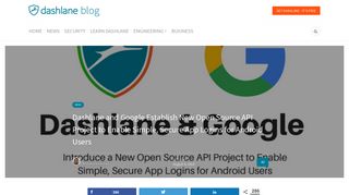 Dashlane and Google Establish New Open Source Android API Project