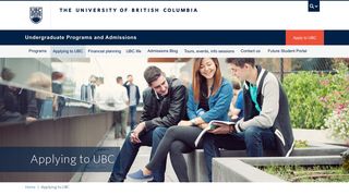 Applying to UBC - UBC Undergraduate Programs and Admissions
