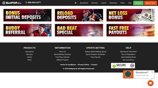 Sportsbook Free Play Bonus & Cash Back Betting | Betpop.eu