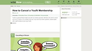 How to Cancel a Youfit Membership: 9 Steps (with Pictures)