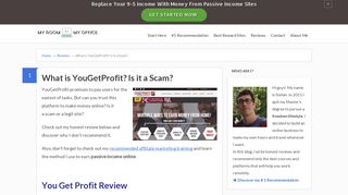 What is YouGetProfit? Is it a Scam? - My Room is My Office