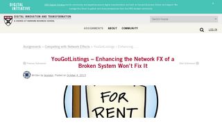 YouGotListings – Enhancing the Network FX of a Broken System Won't ...