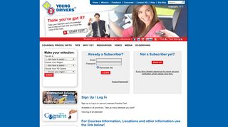 Subscriber Login - Young Drivers